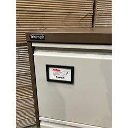 Triumph three drawer filing cabinet - THIS LOT IS TO BE COLLECTED BY APPOINTMENT FROM DUGGLEBY STORAGE, GREAT HILL, EASTFIELD, SCARBOROUGH, YO11 3TX