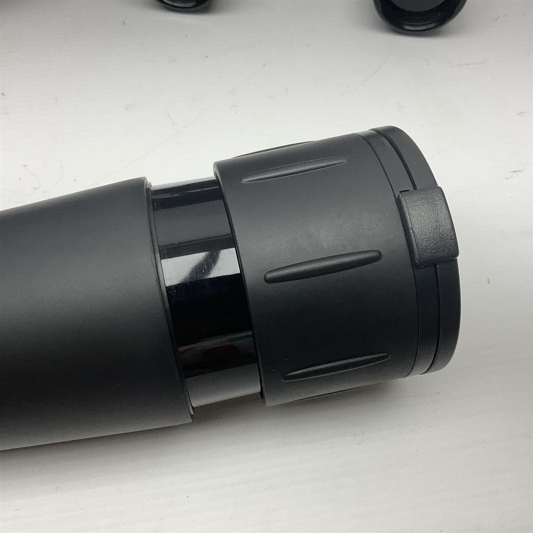 Optus Spotting scope 20-60x60, together with Wray London Wrayvu binoculars, Greenkat 10x50 binoculars and one other pair 