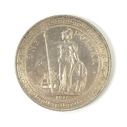 1911 Britannia British trade dollar