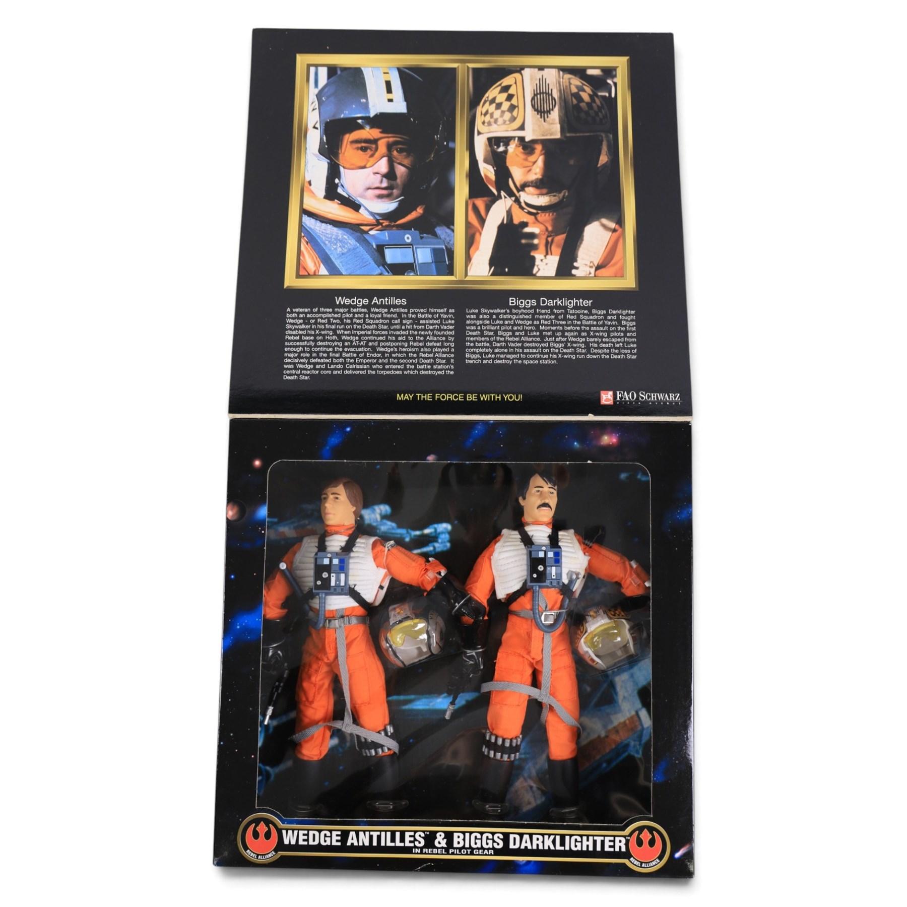 Five modern Kenner Star Wars action figures, comprising Han Solo and Carbonite Block with Frozen Han Solo, Wedge Anitlles & Biggs Darklighter, C-3PO, Jedi Luke Skywalker & Bib Fortuna and Luke Skywalker vs. Wampa, all boxed