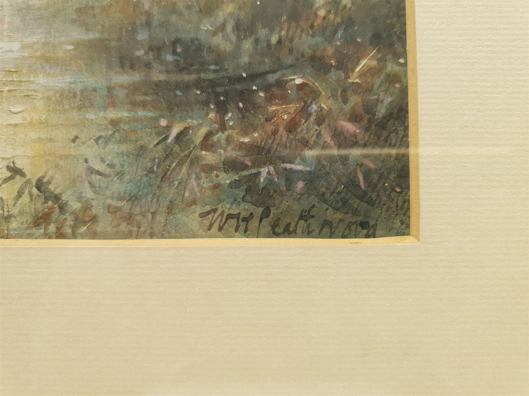 W H Leathwood (British early 20th century): Idyllic Landscapes, pair watercolours signed 16cm x 22cm (2)