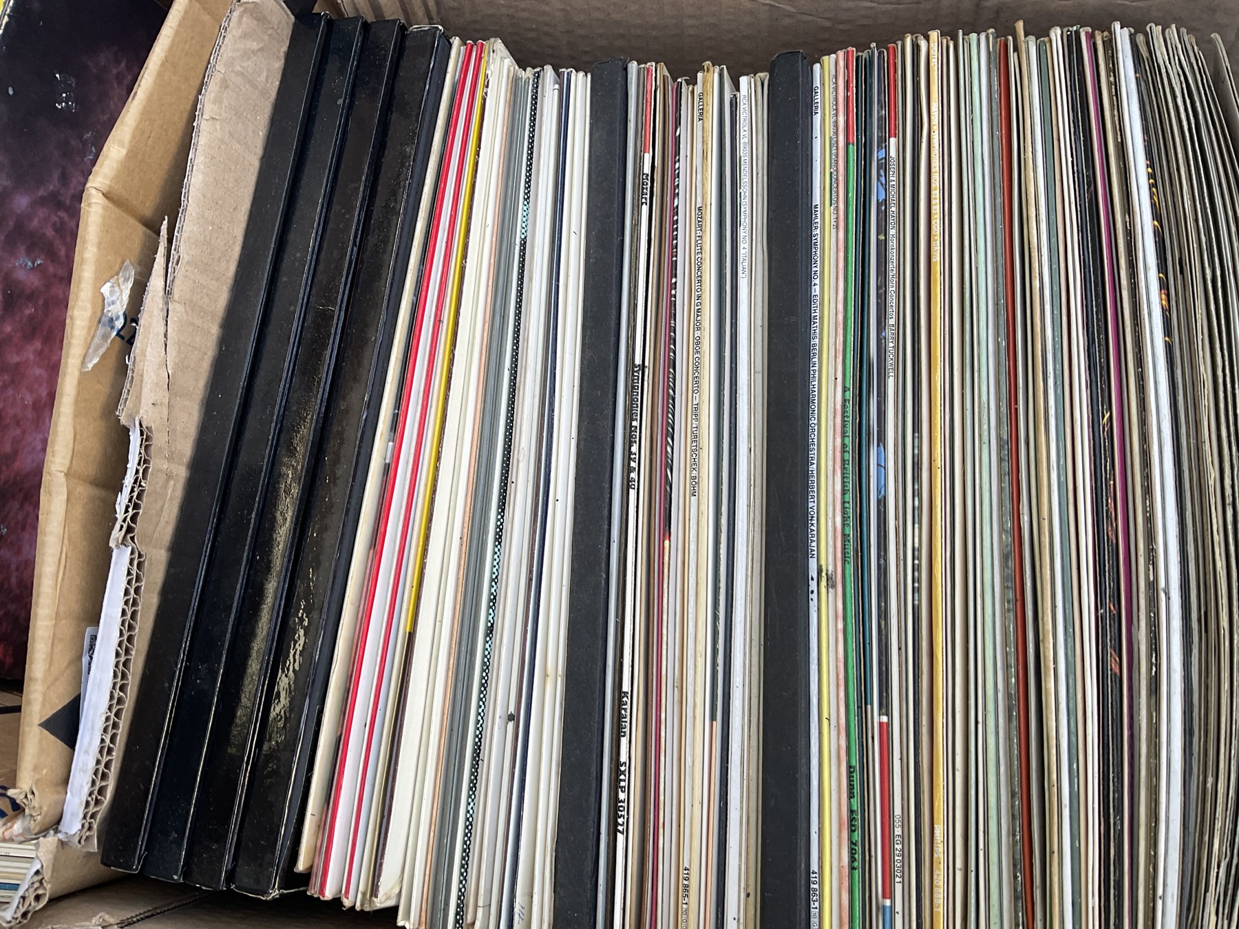 Large collection of vinyl records 
