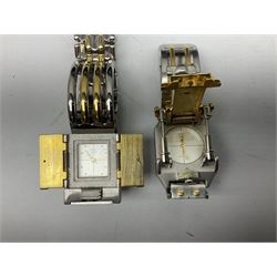 Four X Data stainless steel wristwatches, two Marc Gay wristwatches and one other, all with cover plates