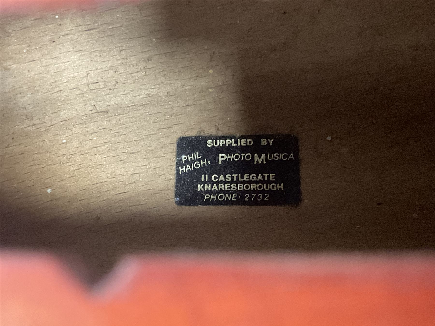 3/4 size cello with soft case, 69cm back length, 114cm full length, with bridge, ebonised tail piece and fingerboard.