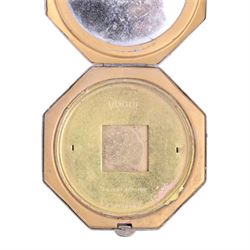 Silver bangle, silver-gilt locket, gold plated moss agate brooch, costume jewellery, two EPNS cigar cutters and stamp book, Vogue compact mirror with butterfly wing design by Thomas L Mott and Waterman fountain pen with 18ct gold nib and a Waterman ballpoint pen