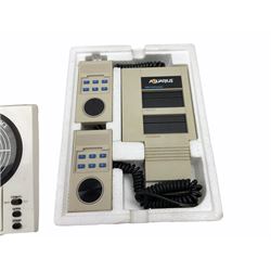 Mattel Aquarius Home Computer System c1982/3, with Mini-Expander, Data Recorder and 16K Memory, all boxed, and two instruction booklets; Grandstand Invader From Space and Palitoy Merlin electronic games; unopened blister packed Casio Portable TV-980; and quantity of game accessories