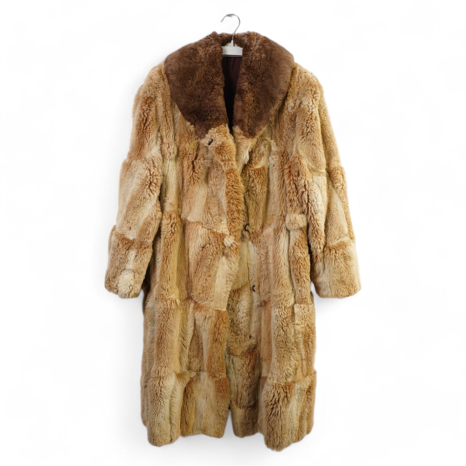 M. Caplan Furs Ottawa silver mink full length coat, another fur coat, a cape with fur trim and four vintage dresses