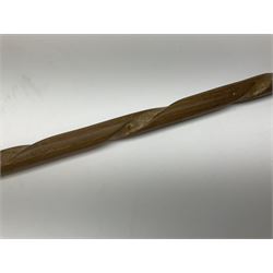 Adjustable Gamebird shooting stick, together with Mills Munitions shooting stick, Featherwate shooting stick, five others and two wooden walking sticks.  