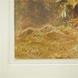 William Henry Hunt (British 1790-1864): Still Life of Wildflowers, watercolour signed 26cm x 36cm