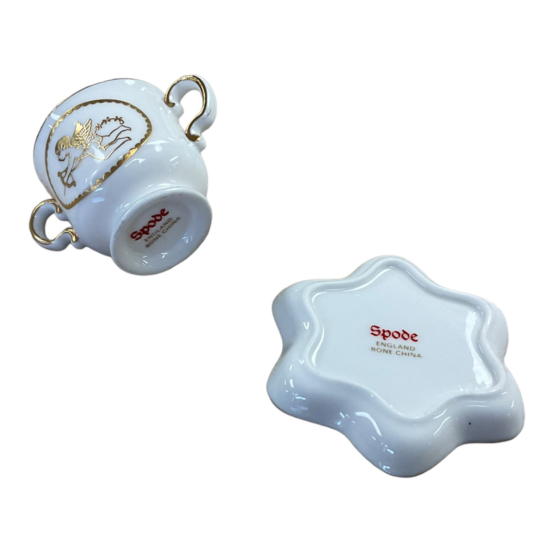 Collection of miniature tea services and teacups, together with a collection of thimbles 