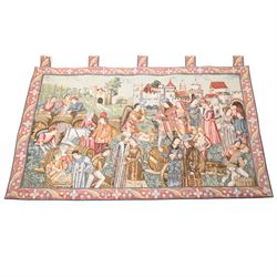 Modern machine made tapestry panel 83cm x 132cm