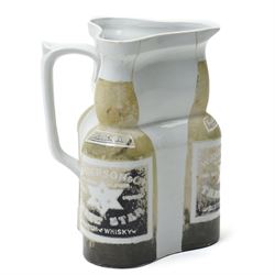 Early 20th century W. Anderson & Co. 'Three Star' Scotch Whisky water jug, circa 1905, by ...