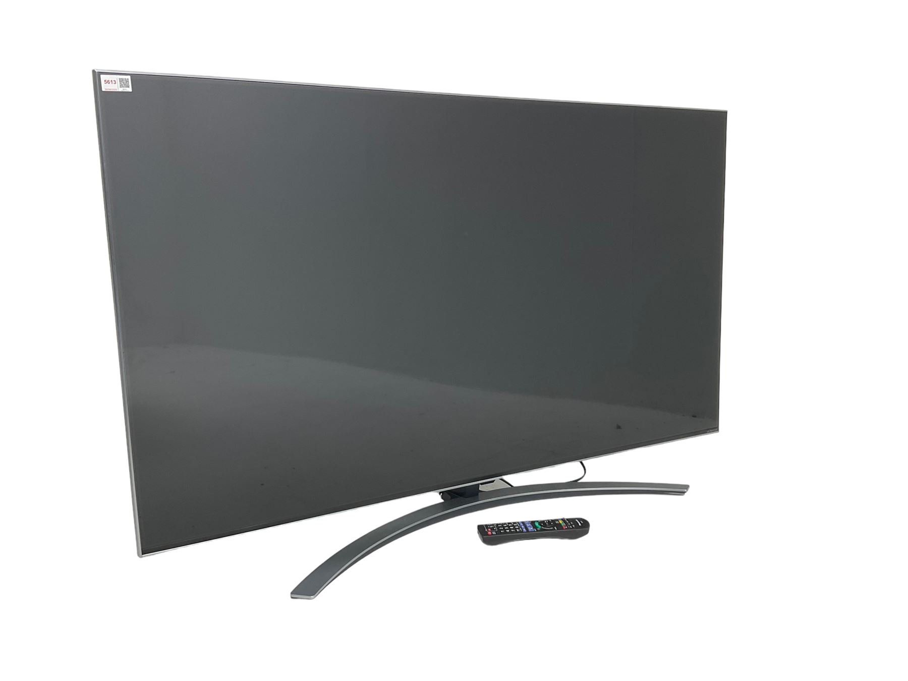 LG 50'' 55NANO886PB television, with remote