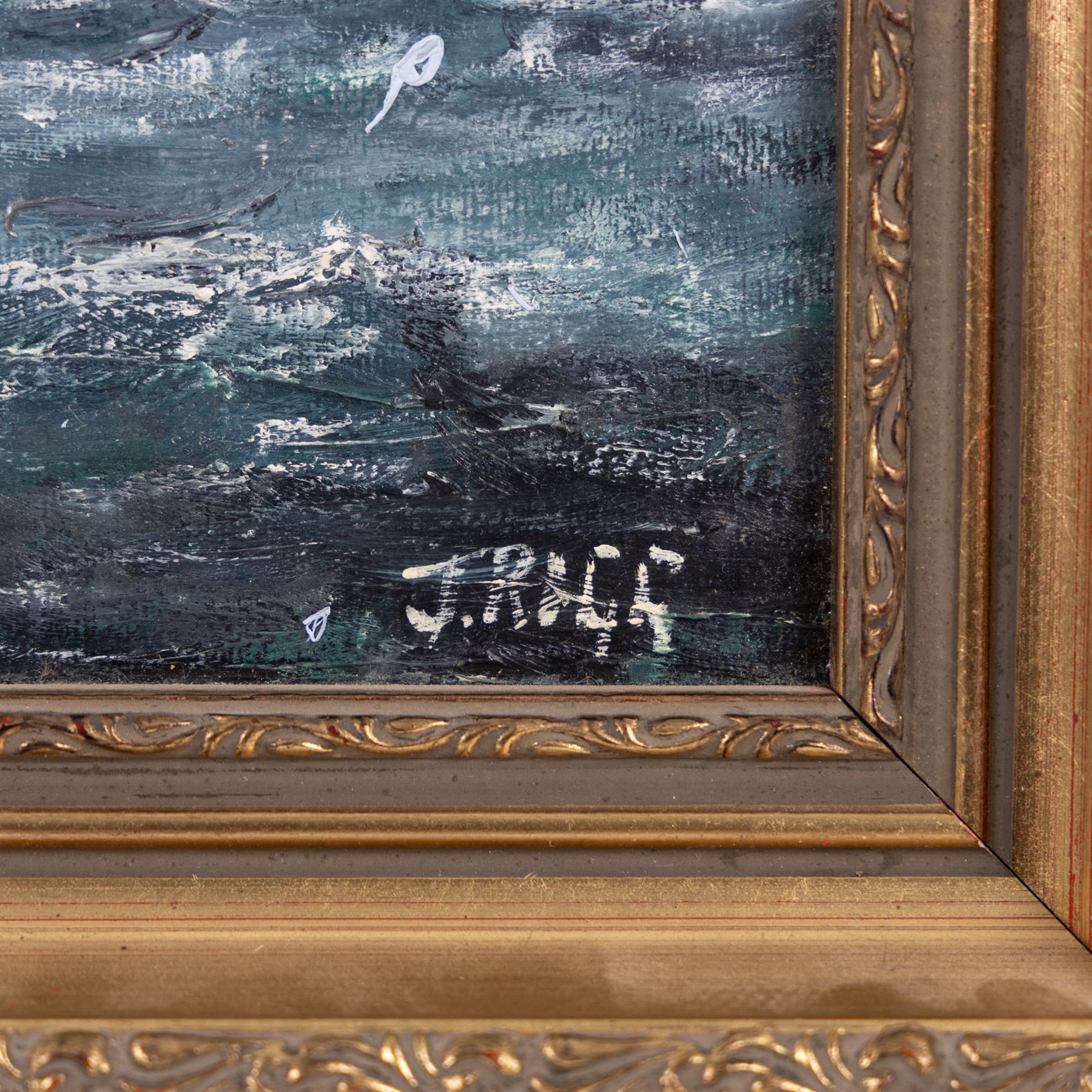 Jack Rigg (British 1927-2023): 'Yorkshire Cobble', oil on canvas board signed, titled and dated 1984 verso, 34cm x 44cm 