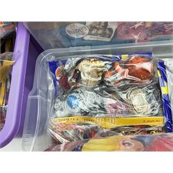 Large quantity of Mcdonalds toys to include Herbie and Polly Pocket in three boxes