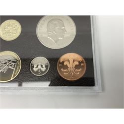 The Royal Mint United Kingdom 2008 executive proof coin set, boxed with certificate