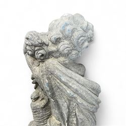Set of cast stone Cherub Seasons
