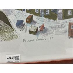 Bernard Cheese (British 1925-2013): 'Staithes - North Yorkshire', lithograph in colours signed titled dated '97 and numbered 16/60 in pencil with Curwen Chilford blindstamp 48cm x 64cm