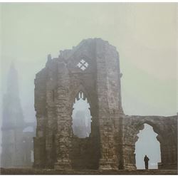 Lee Wilson (British Contemporary): Whitby Abbey, large colour photographic print 68cm x 68cm