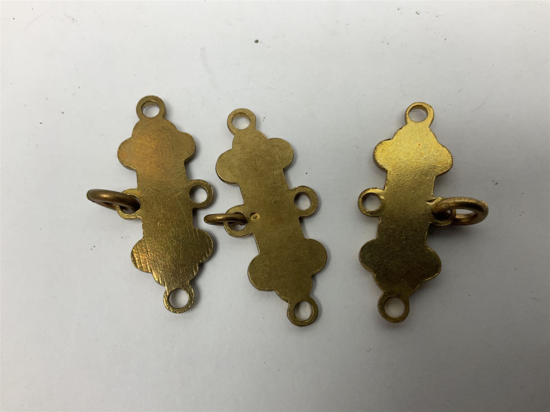 Four St John's silver fobs, together with two silver Directors Ambulance shield fobs and two other St Johns items 