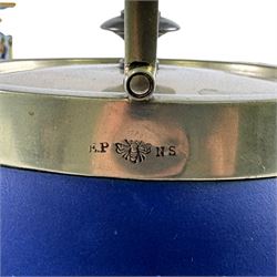 Collection Wedgwood Jasperware including clock, lighter, biscuit barrel and trinket boxes, together with other Wedgwood  