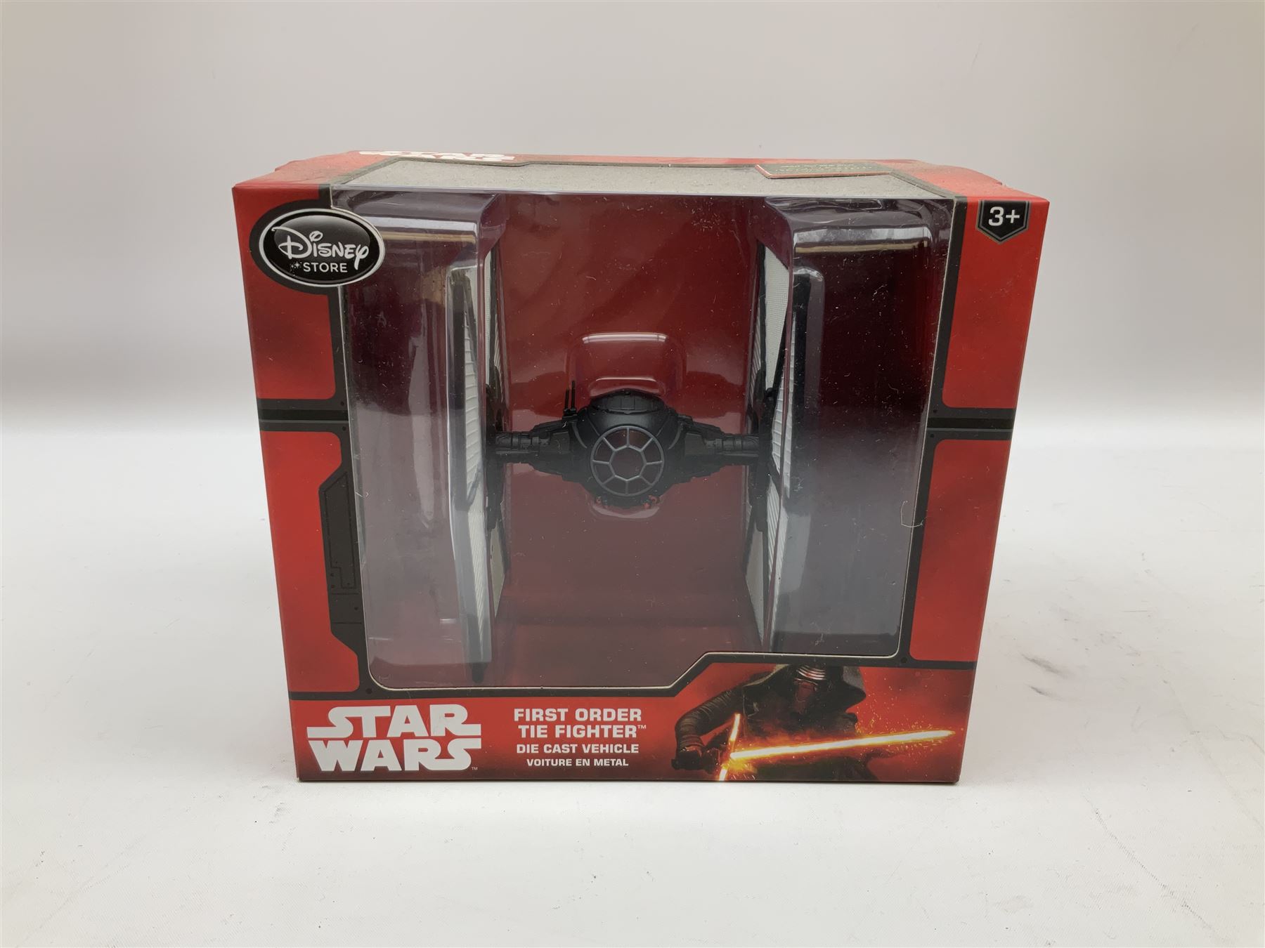 Star Wars - Disney Store The Force Awakens figurine playset, Poe's X-Wing Fighter, Snowspeeder and First Order Tie Fighter; Solo figurine set; The Last Jedi Elite Series die-cast action figure of Praetorian Guard; all mint and boxed; together with Star Wars Episode 1 card game, boxed (7)