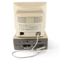 1990s Apple Macintosh Powerbook Duo 230 with Duo Dock and Macintosh Colour Display screen