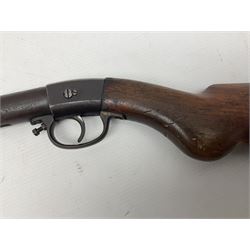 Early 20th  century Diana .177 air rifle with break-barrel action and adjustable trigger, no visible number, L108cm overall  NB: AGE RESTRICTIONS APPLY TO THE PURCHASE OF AIR WEAPONS.