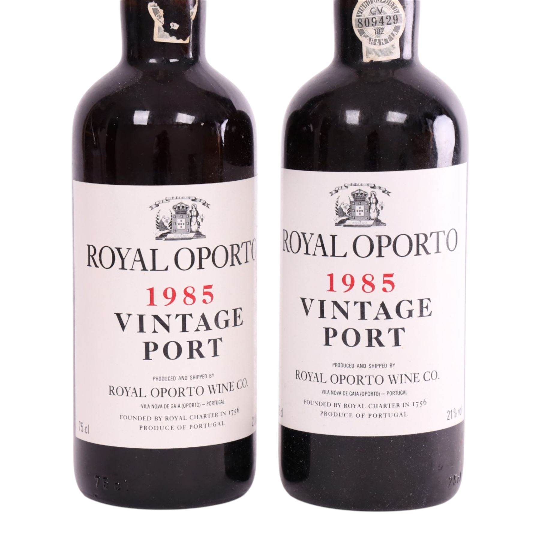 Royal Oporto, 1985, vintage port, 75cl, 21% vol, twelve bottles cased