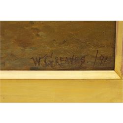 William Greaves (British 1852-1938): Thornton Le Dale, oil on canvas signed and dated '91, 50cm x 75cm