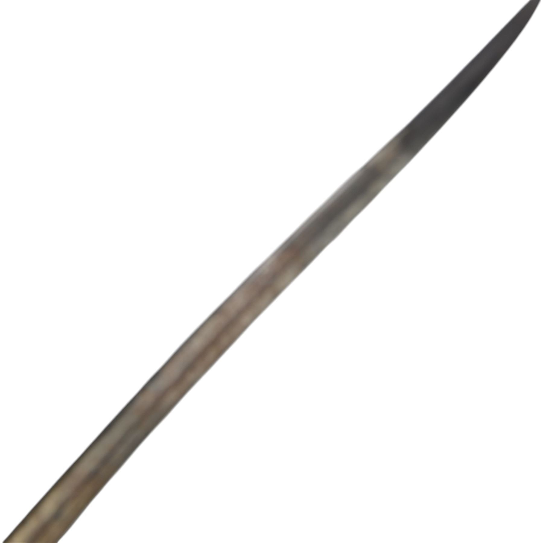 WWII Martini Henry bayonet, with 57cm blade, in steel mounted leather scabbard, together with another WWII bayonet