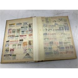 Great British and World stamps, including Romania, France, stamps on covers and pieces, used Queen Elizabeth II pre and post decimal stamps, small number of mint QEII stamps in traffic light blocks etc