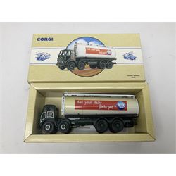 Corgi Classics - five commercial vehicles Nos.09802, 16302, CC13303, 97367 & 97951; nine Lledo Vanguards die-cast models; Matchbox Dinky Ford Pilot; and City Morris LD150 P.O. Telephones Van; all boxed; and four unboxed models

