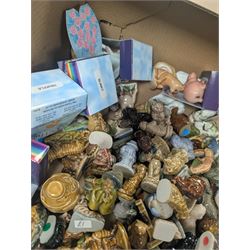 Large collection of Wade Whimsies, including Pocket Pals, Disney etc