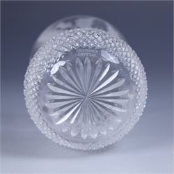 Set of five Stuart Crystal wine glasses and a Edinburgh Crystal thistle glass