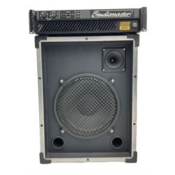 Stereomaster 1200D Amp, two D.A.S. subwoofer speakers, 200 watt speaker and lights