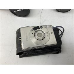 Quantity of cameras and lenses to include Topcon Unirex camera etc with cases