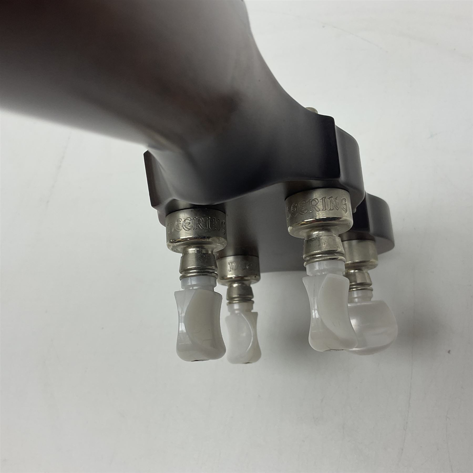 Deering seventeen-fret tenor banjo with cast metal body, serial no.H275, L79cm overall; in fitted hard carrying case