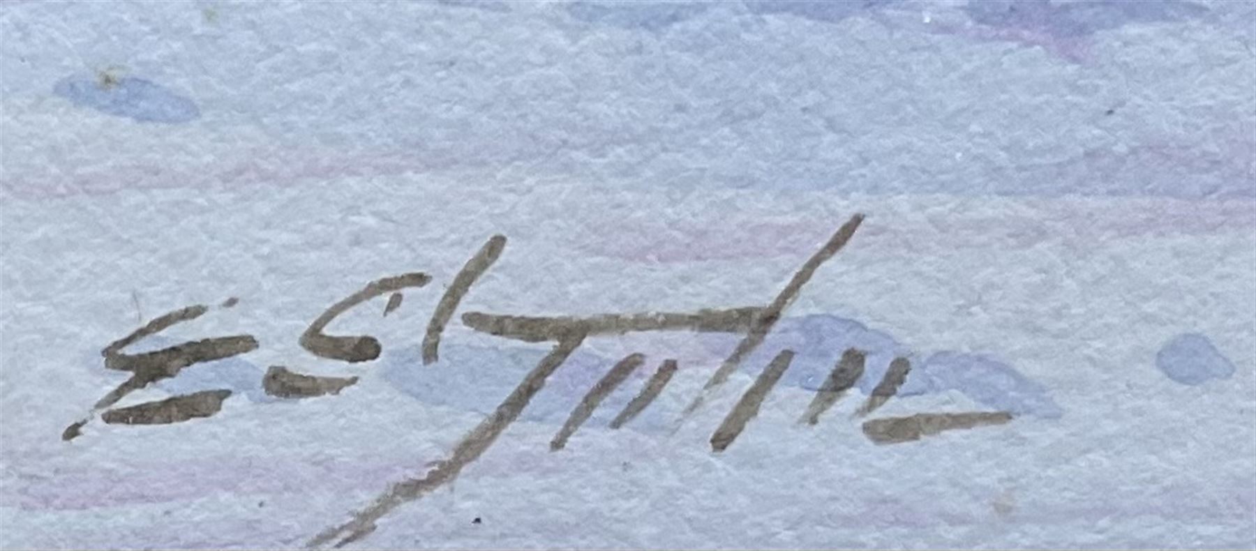 Edwin St. John RBA (British 1878-1961): North Italian Lake scenes, pair watercolours signed 30cm x 50cm (2)