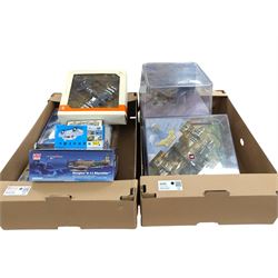 Collection of diecast model aeroplanes, including Corgi The Aviation Archive, Hobby Master...
