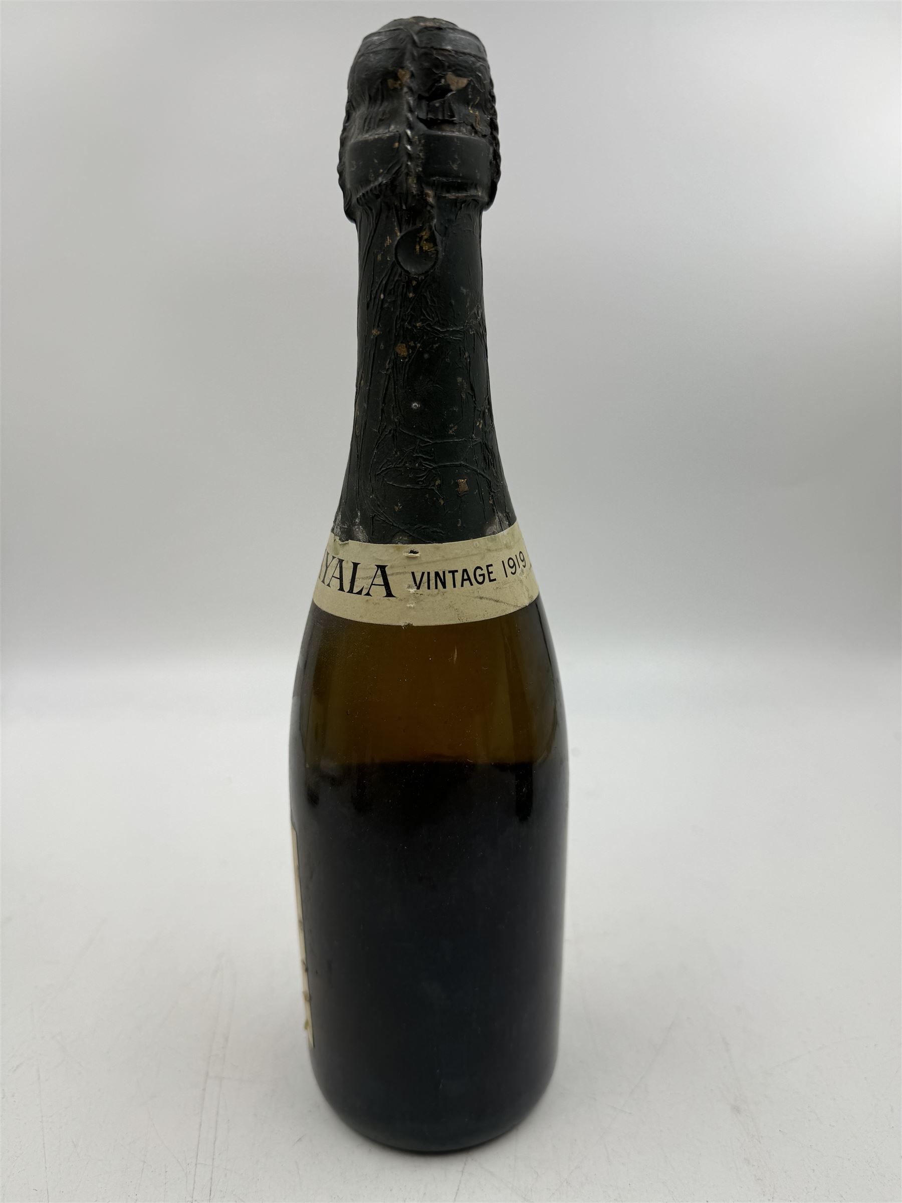 Mixed champagne; Chateau D'ay Ayala & Co 1919, Oudinot a Epernay, Antoine de Clevecy and Lanson Black Label, various contents and proof (4)