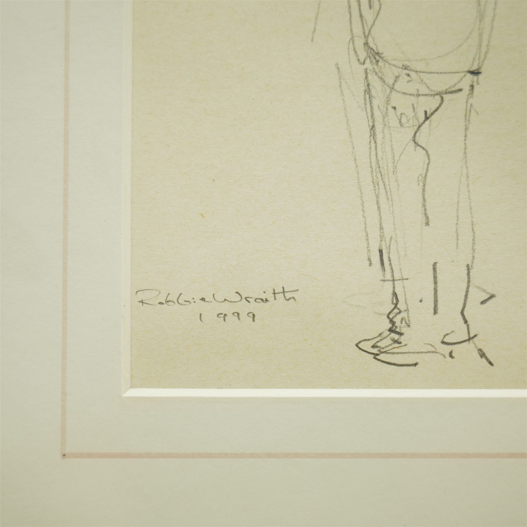 Robert 'Robbie' Wraith (British 1952-): 'The Spark Workshop 1999', set four pencil crayon and watercolour sketches signed and dated 1999 max 19cm x 29cm (4)