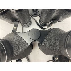 Six cased pairs of Pentax binoculars, comprising 10x50 Field, no. 604, Asahi 7x50, Asahi 10x50, Asahi 8x40, Asahi 16x50,  Asahi 10x50 No. 62611