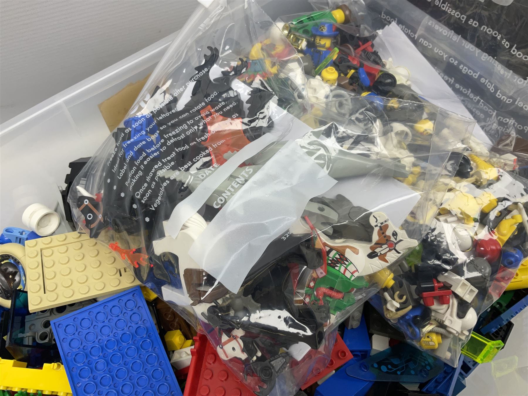 Lego - ten kits comprising Harry Potter Magic Mirror 4702; Extreme Team Rocket Car/Plane 6580; two Adventure Egypt Cars 5918; Adventure Egypt Bi-Plane 5928; Adventure Egypt Tombs and Car 5919 in golden Tutankamun box; Castle Knight with Horse & Cart 6016; Castle Witch & Fireplace 2872; Castle Robin Hood Hideout 6054; and Pirate Ship 6285; together with over 3.5kg of loose animals, characters and bricks etc; all unboxed