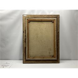 Frederic Whiting (British 1874-1962): Mounted Huntsman, oil on canvas unsigned 75cm x 54cm