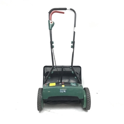 Two Victor Garden Tools 9806 battery powered electric lawnmowers 