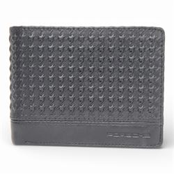 Porsche men's leather wallet, with protective slip cover in original box, wallet H9cm, L12cm 