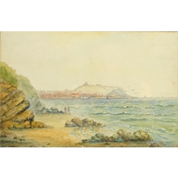  View Towards Scarborough, 19th/early 20th century watercolour signed A Williams 22.5cm x 34.5cm  