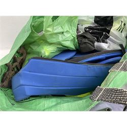 Quantity of horse tack and equipment to include Hauptner electric horse clippers, The Horseman Electric Clippers, bits, bridles, girths, rugs, jodpa boots etc  