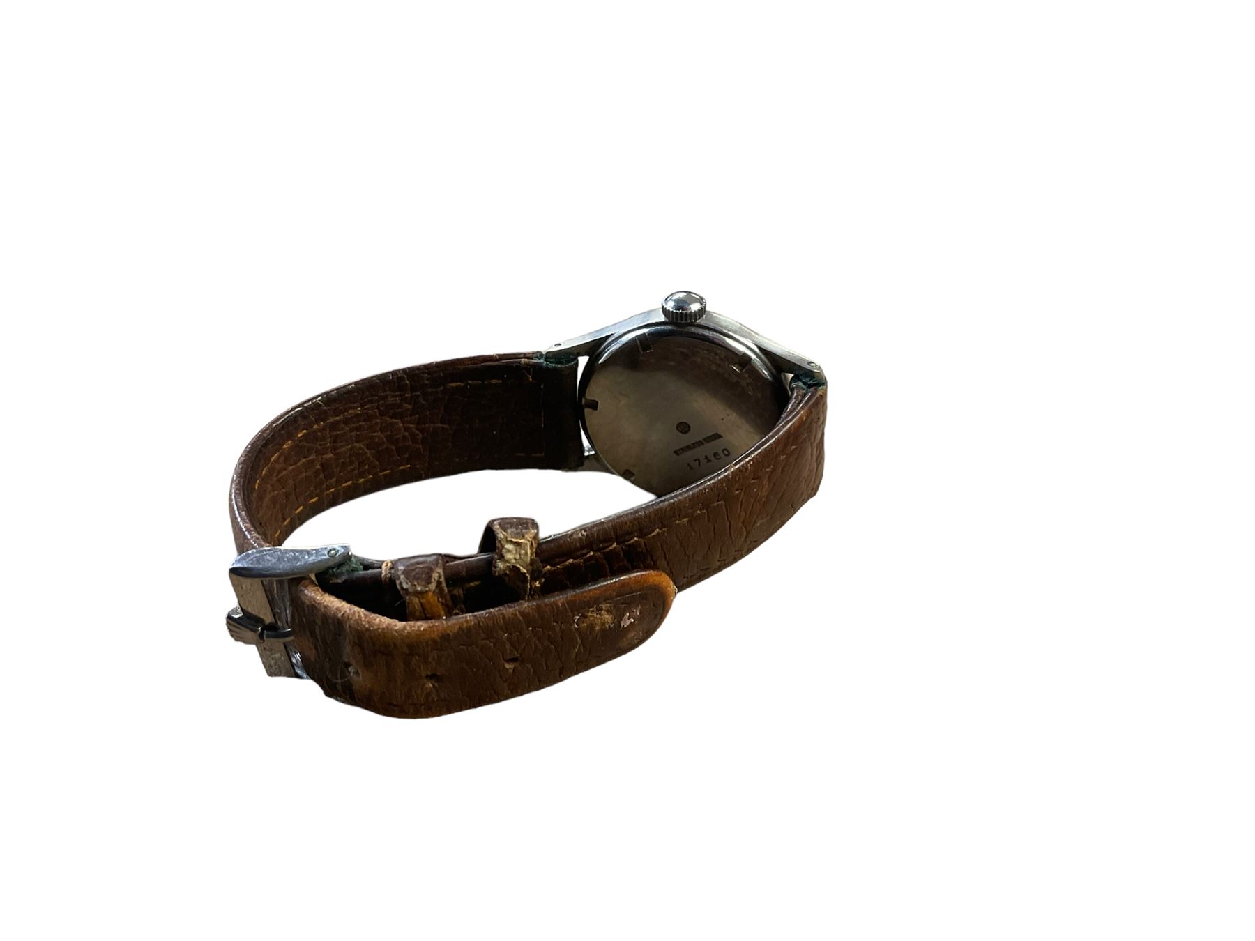 Fowlers Universal Calculator, Fowler & Co Manchester, in a leather case, together with Favre Leubra Sandow wrist watch